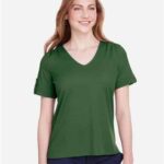 Women's CrownLux Performance® Plaited Rolled Sleeve Shirt