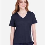 Women's CrownLux Performance® Plaited Rolled Sleeve Shirt