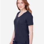 Women's CrownLux Performance® Plaited Rolled Sleeve Shirt