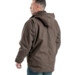 Men's Heartland Washed Duck Zip-Off Hooded Coat