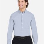 Men's CrownLux Performance® Microstripe Dress Shirt
