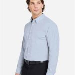Men's CrownLux Performance® Microstripe Dress Shirt
