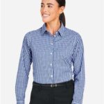 Women's CrownLux Performance® Gingham Dress Shirt