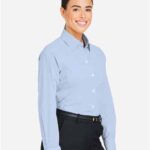 Women's CrownLux Performance® Microstripe Dress Shirt
