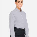 Women's CrownLux Performance® Microstripe Dress Shirt