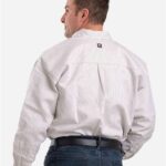 Men's Flame-Resistant Down Plaid Work Shirt