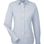 Women's Crown Collection® Striped Woven Dress Shirt
