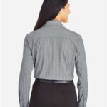 Women's CrownLux Performance® Tonal Mini Check Woven Dress Shirt
