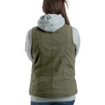 Women's Sherpa-Lined Softstone Duck Vest