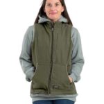 Women's Sherpa-Lined Softstone Duck Vest