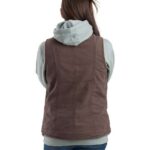 Women's Sherpa-Lined Softstone Duck Vest