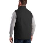 Men's Heartland Sherpa-Lined Washed Duck Vest