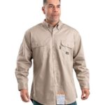 Men's Flame-Resistant Button-Down Work Shirt