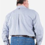 Men's Tall Flame-Resistant Down Plaid Work Shirt