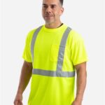 Men's Tall Hi-Vis Class 2 Performance T-Shirt