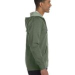 Unisex Heathered Full-Zip Hooded Sweatshirt