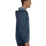 Unisex Heathered Full-Zip Hooded Sweatshirt
