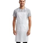 Recycled Pocket Bib Apron