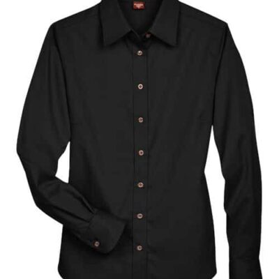 Women's Easy Blend™ Long Sleeve Twill Dress Shirt with Stain-Release