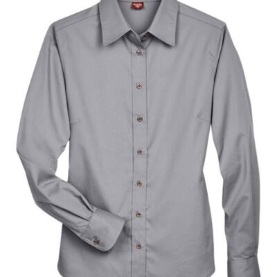 Women's Easy Blend™ Long Sleeve Twill Dress Shirt with Stain-Release