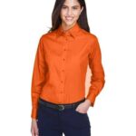 Women's Easy Blend™ Long Sleeve Twill Dress Shirt with Stain-Release