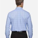 Men's Crown Collection® Glen Plaid Woven Dress Shirt