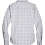 Women's Crown Collection® Glen Plaid Woven Dress Shirt