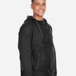 Unisex Packable Hooded Nylon Jacket