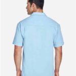 Men's Two-Tone Camp Shirt