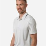 Men's 4-Way Stretch Printed Polo