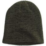 Ribbed Marled Beanie