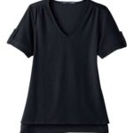 Women's CrownLux Performance® Plaited Rolled Sleeve Shirt