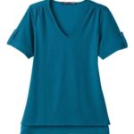 Women's CrownLux Performance® Plaited Rolled Sleeve Shirt