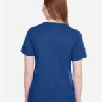 Women's CrownLux Performance® Plaited Rolled Sleeve Shirt