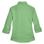 Women's Perfect Fit™ Three-Quarter Sleeve Stretch Poplin Dress Shirt