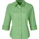 Women's Perfect Fit™ Three-Quarter Sleeve Stretch Poplin Dress Shirt