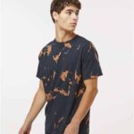 Unisex Bleach Out Dyed T-Shirt