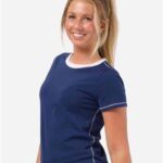 Women's Contrast Stitch Baby Tee