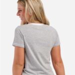 Women's Contrast Stitch Baby Tee