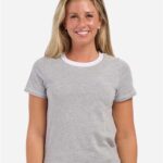 Women's Contrast Stitch Baby Tee