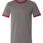 Men's Jersey Heather Ringer Tee