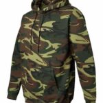 Unisex Camo Fleece Hoodie Sweatshirt