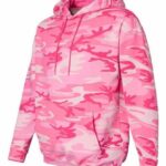 Unisex Camo Fleece Hoodie Sweatshirt