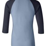 Women’s 1X1 Baby Rib Raglan Three-Quarter Sleeve Tee
