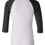 Women’s 1X1 Baby Rib Raglan Three-Quarter Sleeve Tee
