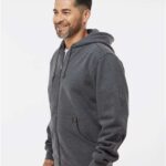 Men's Tall Crossfire Heavyweight Power Fleece Hooded Jacket with Thermal Lining