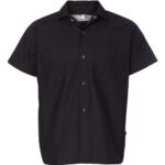 Poplin Cook Shirt with Gripper Closures