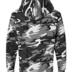 Unisex Camo Fleece Hoodie Sweatshirt
