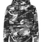 Unisex Camo Fleece Hoodie Sweatshirt