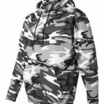 Unisex Camo Fleece Hoodie Sweatshirt